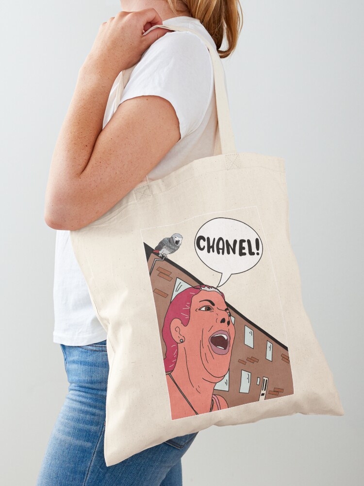 Chanel Viral Parrot Meme Design | Tote Bag