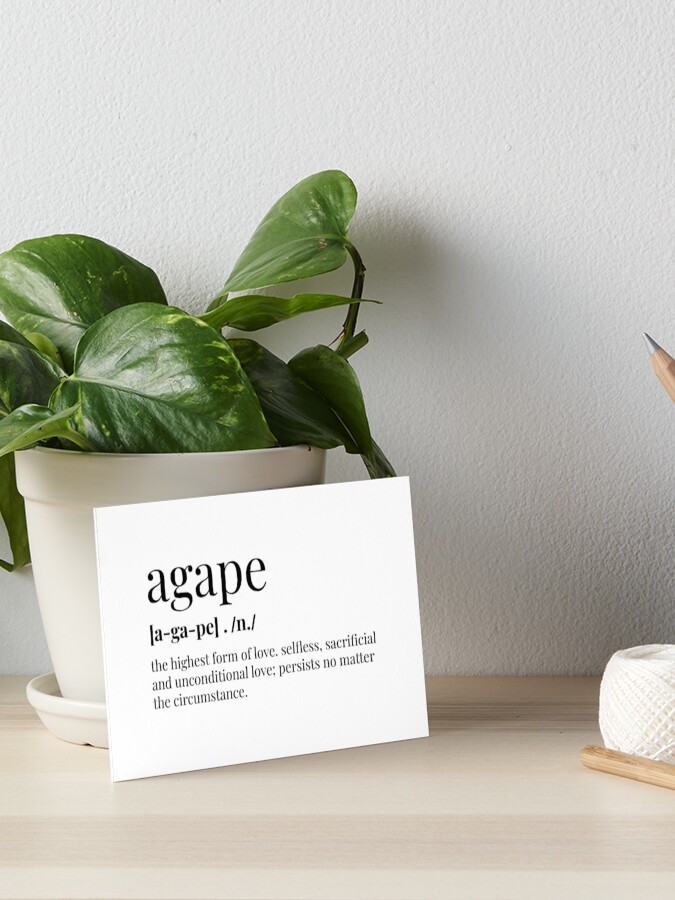 Agape {Velcro Tag} Agape {Velcro Tag}