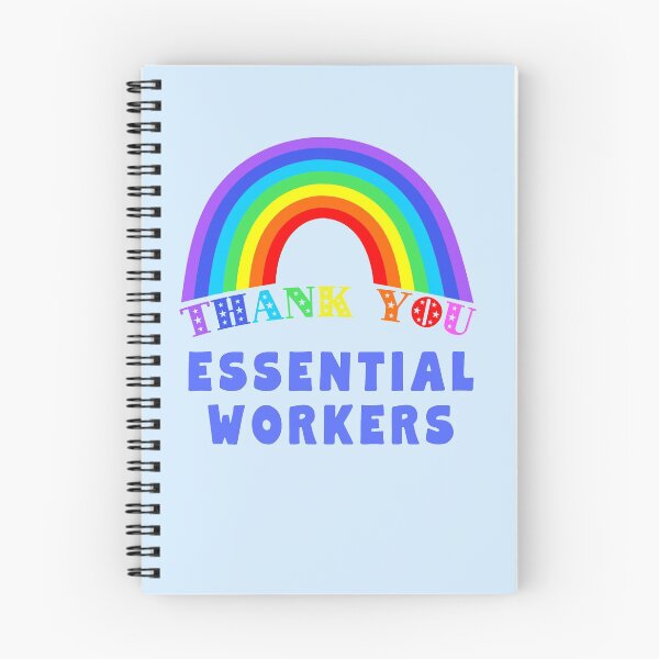 Item preview, Rainbow Thank You Essential Workers designed and sold by LoveAndDefiance.