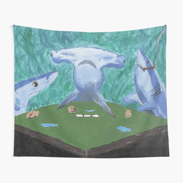 Item preview, Tiburones de cartas designed and sold by a-purplerose.
