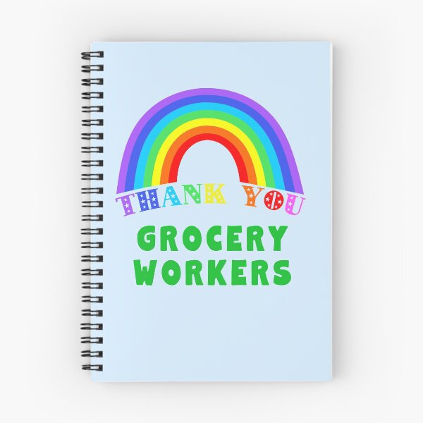 Item preview,  Rainbow Thank You Grocery Workers designed and sold by LoveAndDefiance.