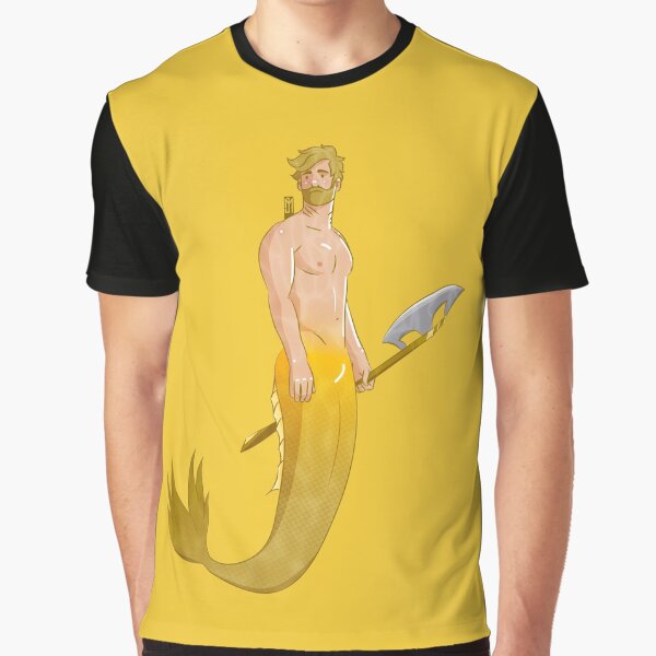 MERMAN YELLOW - GAY BEAR Graphic T-Shirt