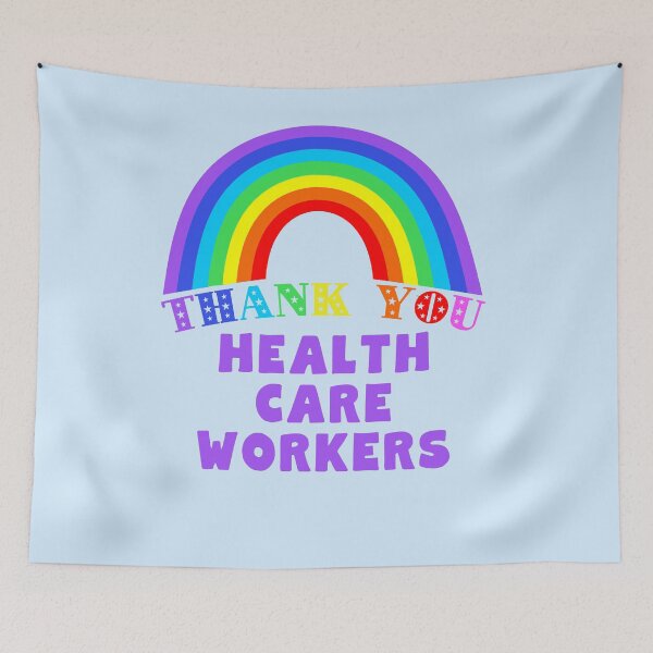 Item preview,  Rainbow Thank You Health Care Workers designed and sold by LoveAndDefiance.
