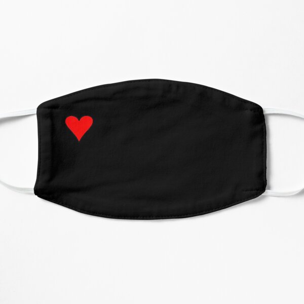 Just Little Heart Mask Flat Mask