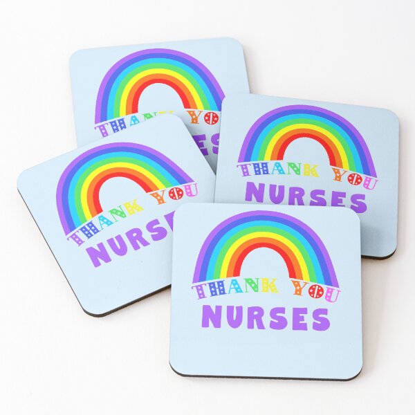 Item preview,  Rainbow Thank You Nurses designed and sold by LoveAndDefiance.
