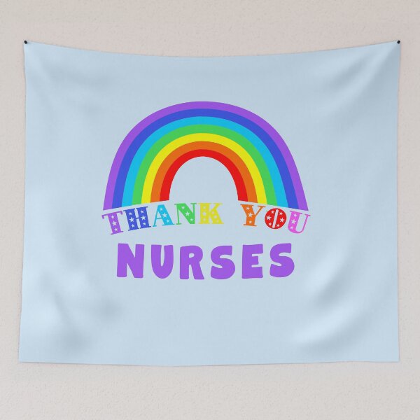 Item preview,  Rainbow Thank You Nurses designed and sold by LoveAndDefiance.