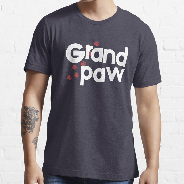 "Grandpaw Grand Paw Granddog Lover Shirt Gift for Dog Sitters