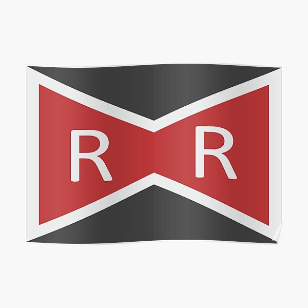 "Red Ribbon Army Logo" Poster for Sale by JiuJiuArts Redbubble