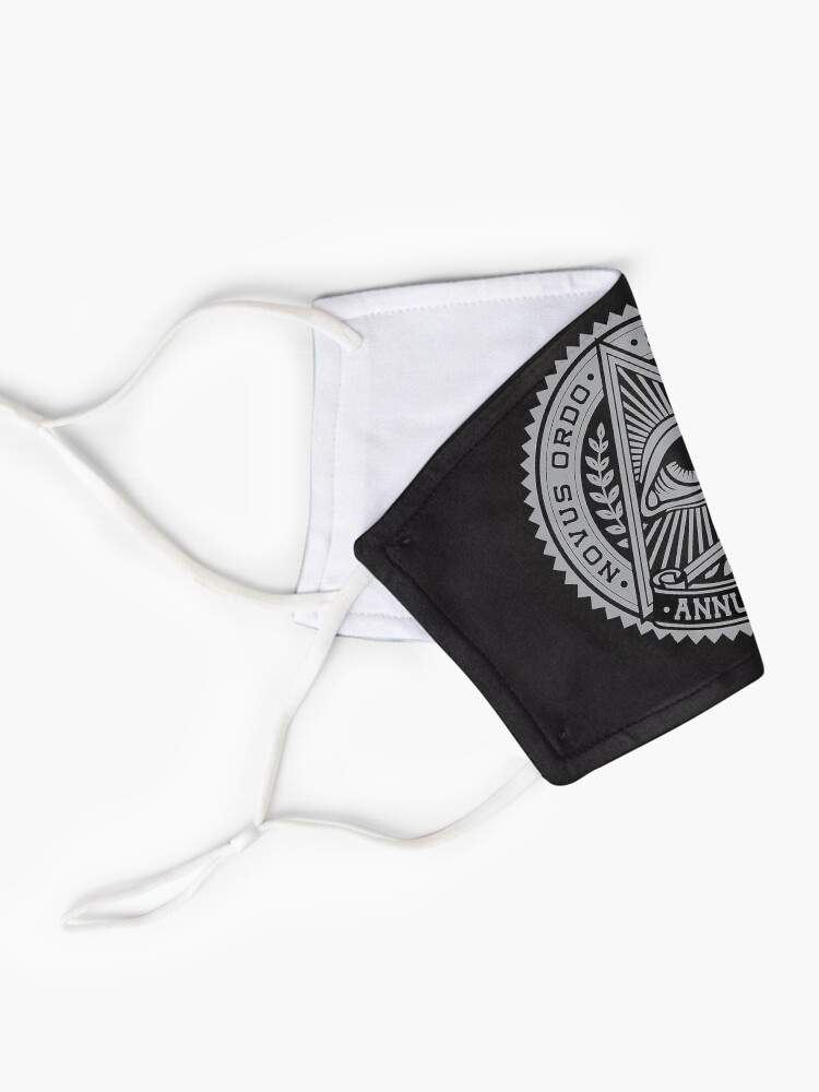 Alternate view of Illuminati Logo EYE | Covid mask Mask