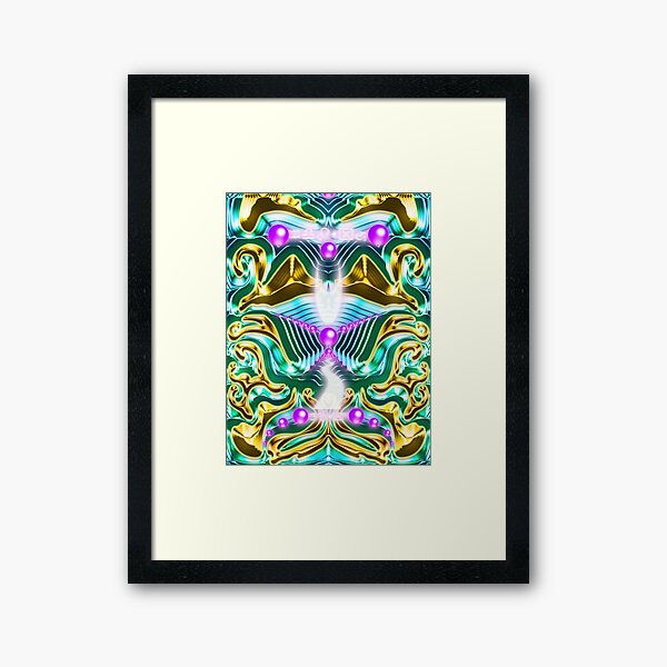 Metallic Dimension Framed Art Print