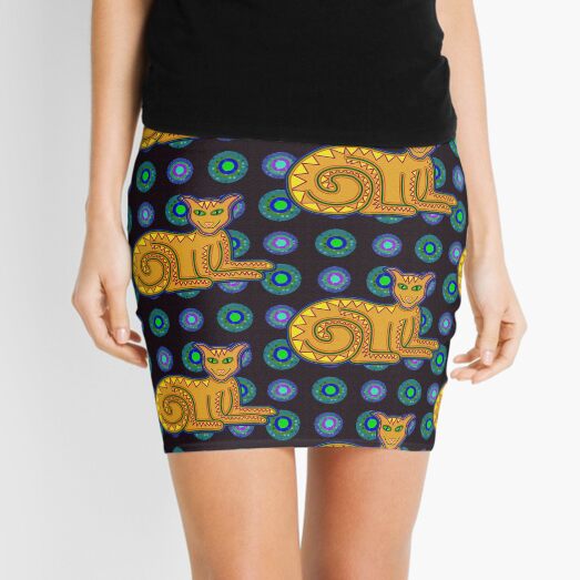 The Grinning Kitty Mini Skirt