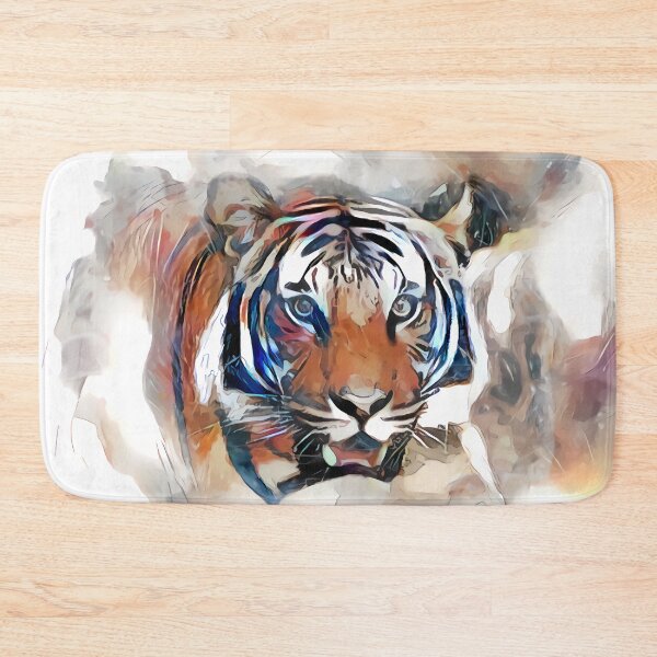 Item preview, Tiger, the God of the Mountain designed and sold by ArtlyStudio.