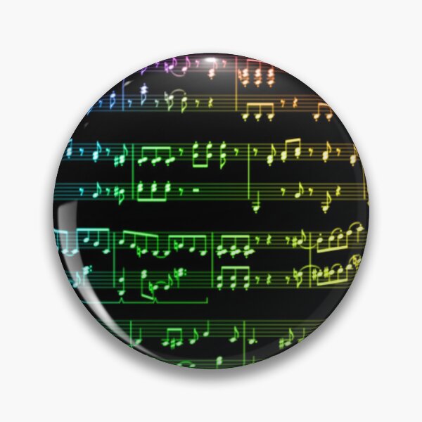 Item preview, Rainbow Gradient Wii Theme Music Notes designed and sold by Eagerly Elementary Music.