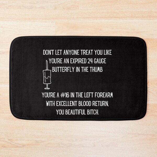 Item preview, Don't let anyone treat you like yours an expired 24 gauge butterfly in the thumb. designed and sold by TheWhiteRhyno.