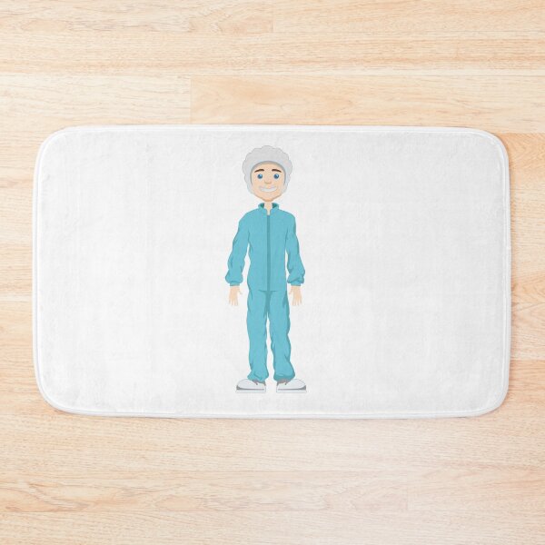 Item preview, Caucasian male mascot, safety equipment against contamination. Ideal for educational and informative medical materials designed and sold by LucianoCosmo.