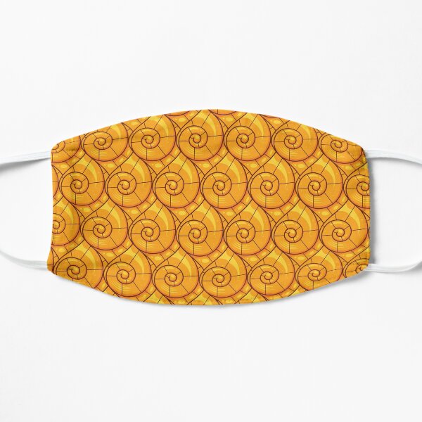 Gold Nautilus Seashell Flat Mask