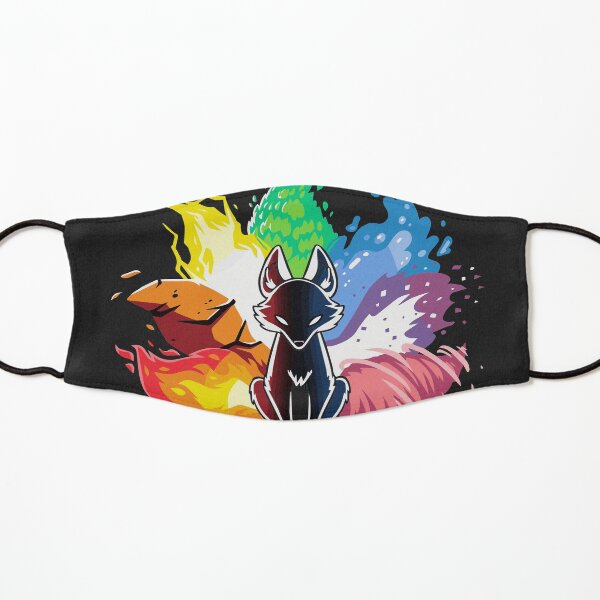 Kitsune Nine Tail fox Kids Mask