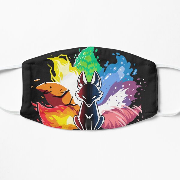 Kitsune Nine Tail fox Flat Mask
