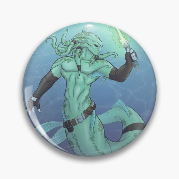 Item preview, Space Battle Merman designed and sold by Powers Art.