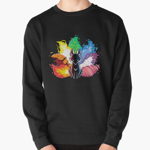 Kitsune Nine Tail fox Pullover Sweatshirt
