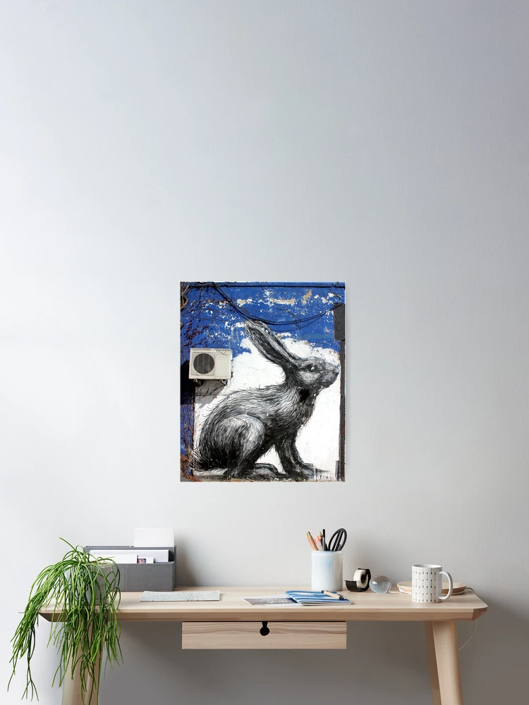 Thumbnail 2 of 3, Poster, Run Rabbit, Run! designed and sold by jahina.