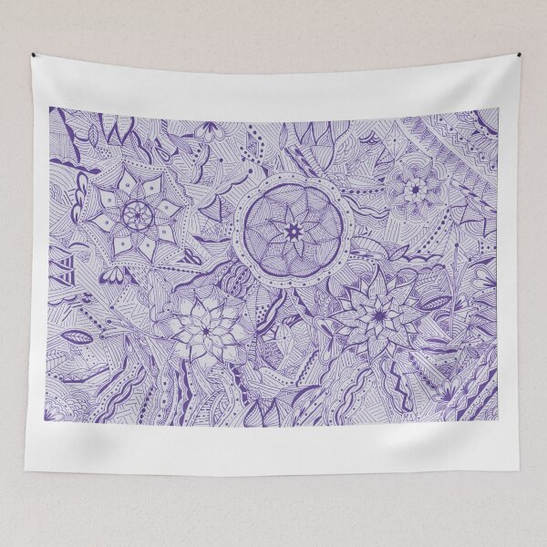 Item preview, Purple Mandala Improvisation designed and sold by MarisaGoncalves.