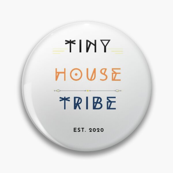 Item preview, Tiny House Tribe Est. 2020 ~ Black/Orange/Blue Font designed and sold by iosta.