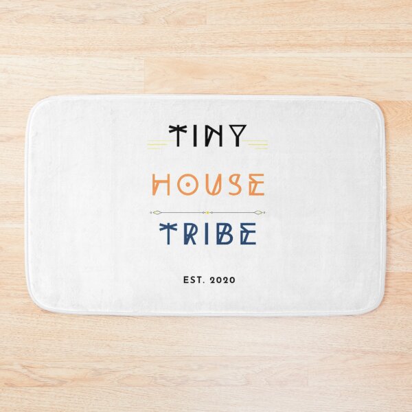Item preview, Tiny House Tribe Est. 2020 ~ Black/Orange/Blue Font designed and sold by iosta.