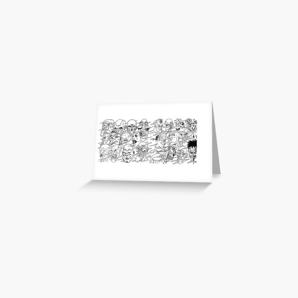 Vista previa del artículo con la obra «Bocetos de caras», diseñado y vendido por albertocubatas.