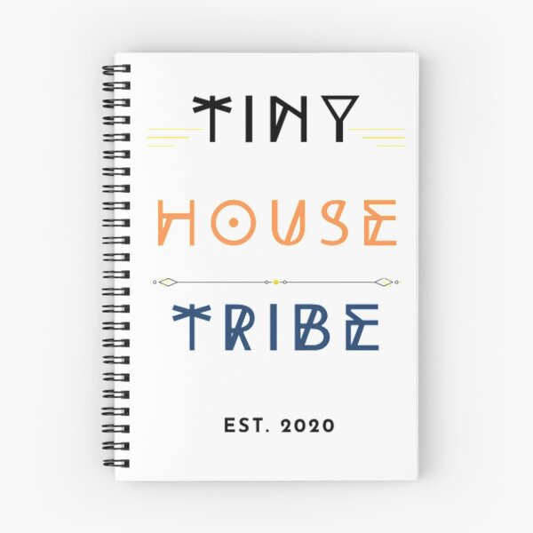Item preview, Tiny House Tribe Est. 2020 ~ Black/Orange/Blue Font designed and sold by iosta.