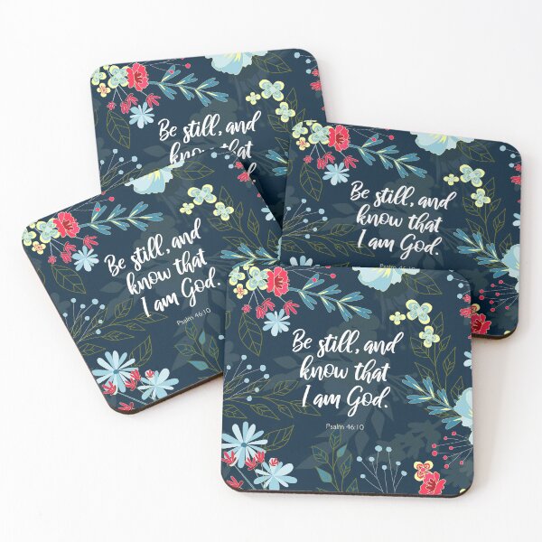 Item preview, Be still, and know that I am God.  Psalm 46:10, Bible Verse designed and sold by StudioCitrine.