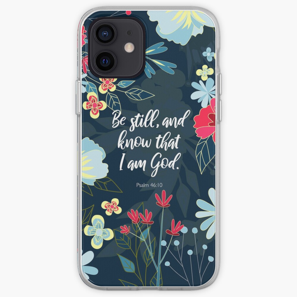 Sei Still Und Wisse Dass Ich Gott Bin Psalm 46 10 Bibelvers Maske Von Studiocitrine Redbubble