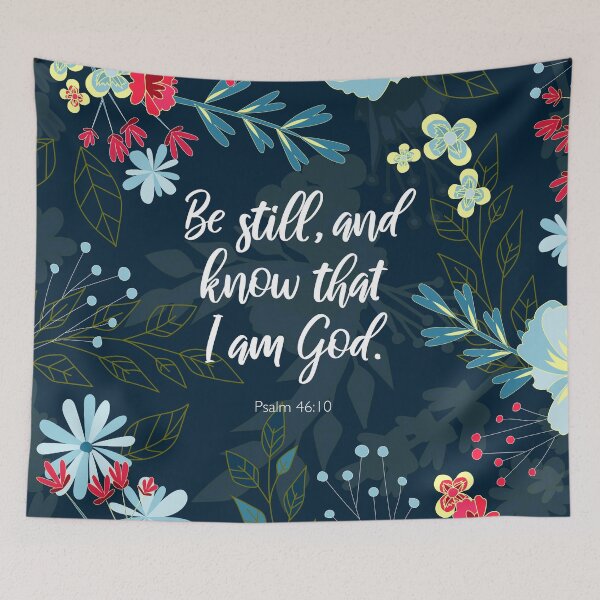 Item preview, Be still, and know that I am God.  Psalm 46:10, Bible Verse designed and sold by StudioCitrine.
