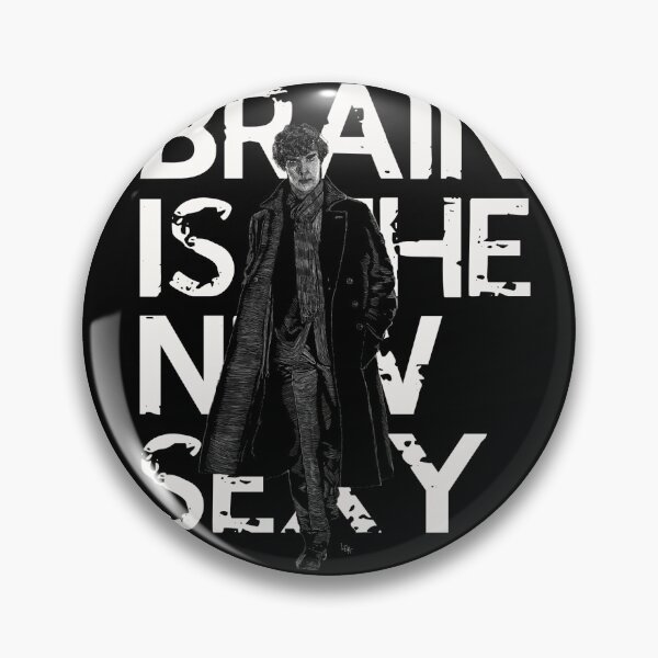 Item preview, Sherlock: Brain is the new sexy designed and sold by Crea-RiBo.