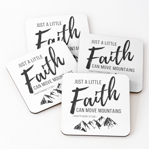 Item preview, Faith Can Move Mountains Christian Inspirational  designed and sold by diamondstar.