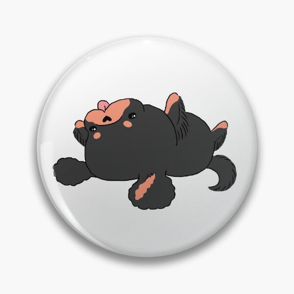 Item preview, Kawaii Cavalier King Charles Spaniel - Black and Tan designed and sold by jollyinu.
