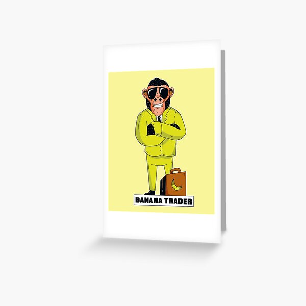 Funny Sales Manager Monkey Greeting Card