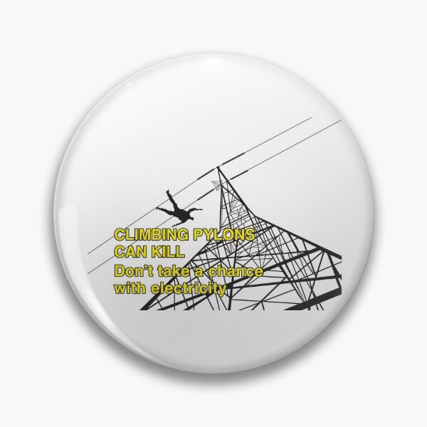 Item preview, Climbing Pylons Can Kill designed and sold by Off the Box.
