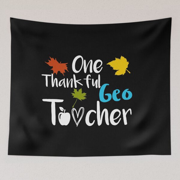 Item preview, One Thankful Geo Teacher: Funny Apreciating Teaching Gift Ideas. designed and sold by cutitoutsir.