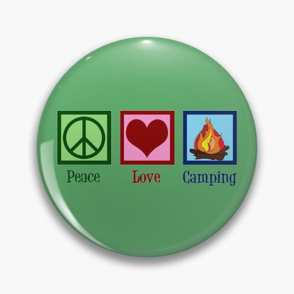 Item preview, Peace Love Camping designed and sold by Epic Love Designs.