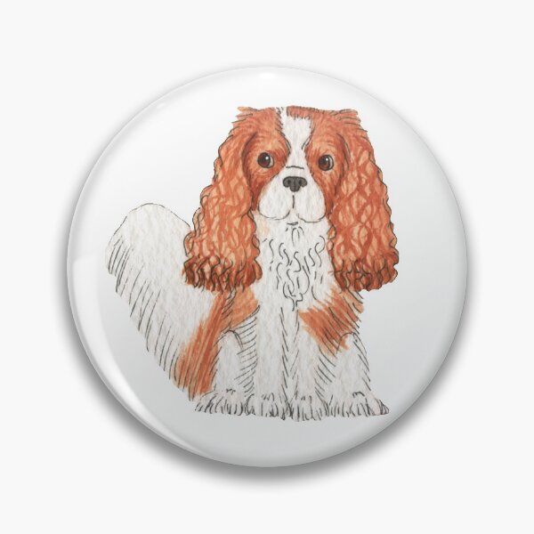 Item preview, Cavalier King Charles Spaniel - Blenheim Watercolour designed and sold by jollyinu.