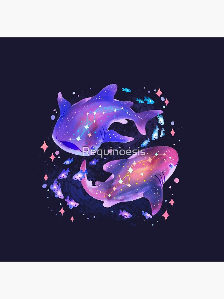 Artwork view, Cosmic Whale Shark designed and sold by Requinoesis