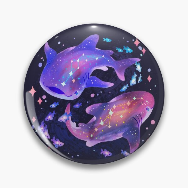 Cosmic Whale Shark Pin