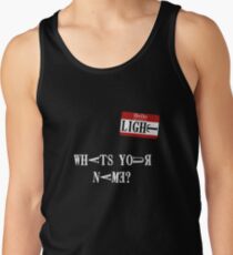 Death Note Name Tag Tank Top