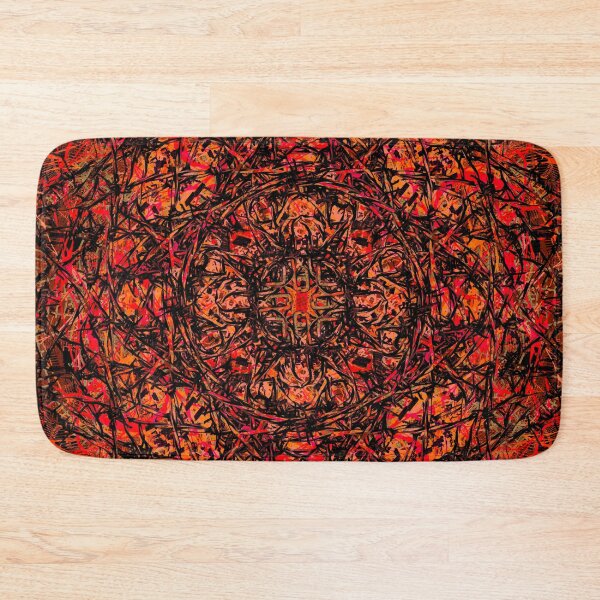 Item preview, red and orange Ink pattern designed and sold by Sunflowerstudio1.