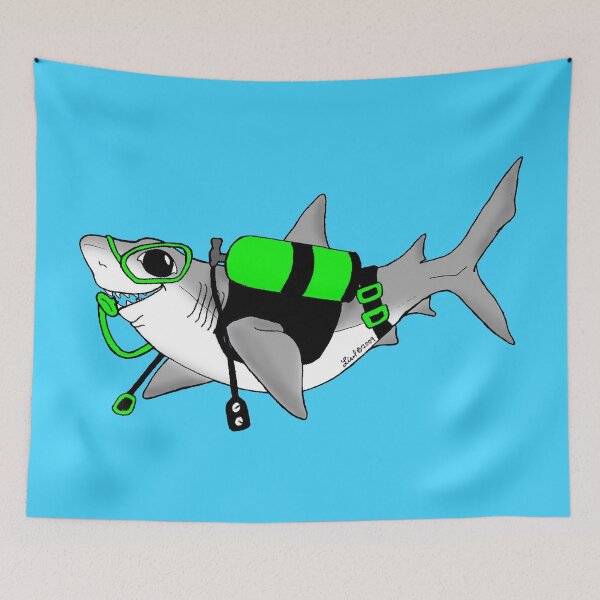 Item preview, SCUBA Shark designed and sold by sharkbait83.