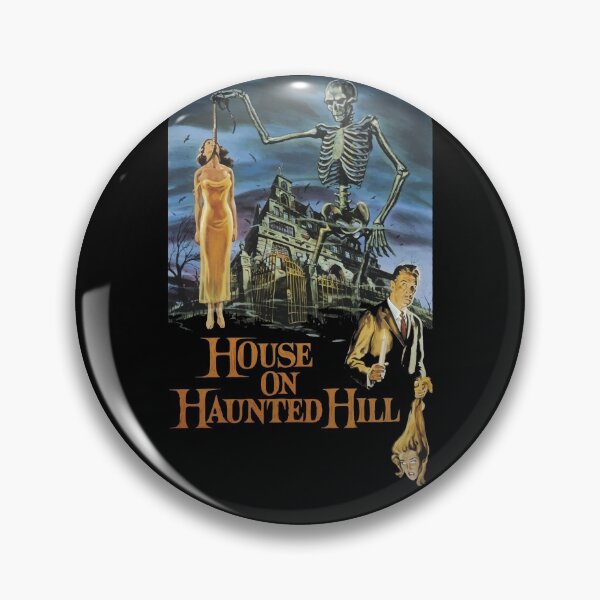Item preview, The House On Haunted Hill,1959 Campy Horror Movie Poster designed and sold by Vintage-Artwork.
