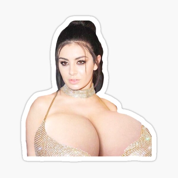 Charlie XCX Big Boobs Look Glossy Sticker