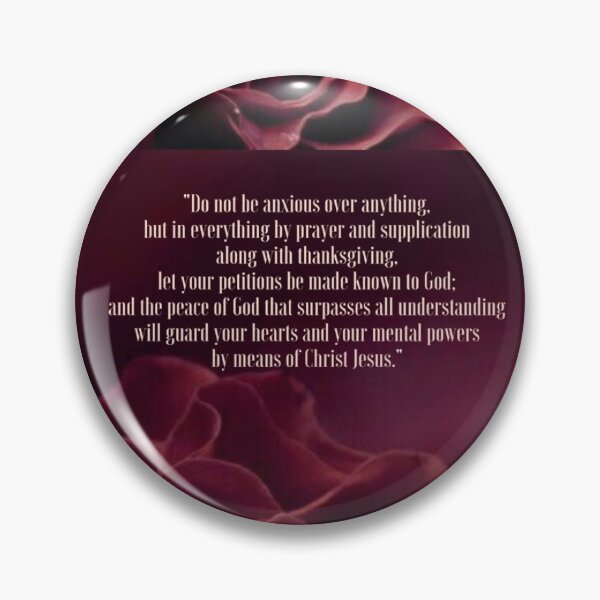 Item preview, Philippians 4:6,7 designed and sold by Sammiamk.