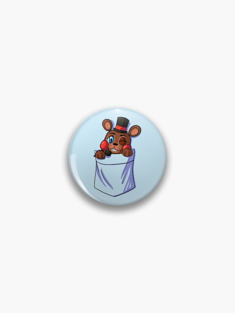 Toy Freddy in my Pocket Pin for Sale by TerraTerraCotta